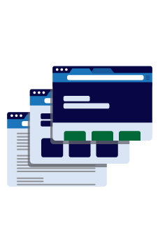 Decorative graphic representing software integration